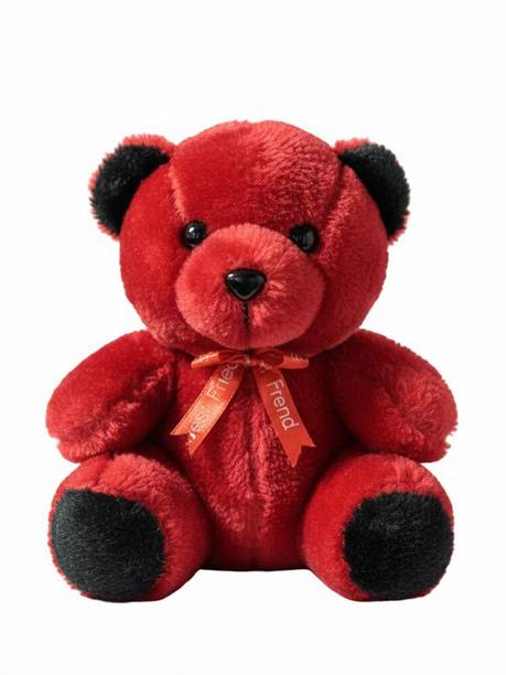 HoneyHugz Cute Red Teddy Bear, Stuffed Toys for Gifting, 7inches.  - 7 mm