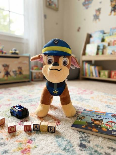 Prime Nest Store Paw Patrol Chase Pup Soft Toy | Dog Soft Toy Mini  - 20 cm