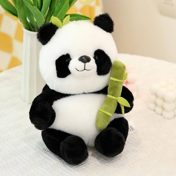 OCTOPUS Panda Bamboo Stuffed Animal Toy,Gifts for Kids (Panda in Bamboo)  - 30 cm