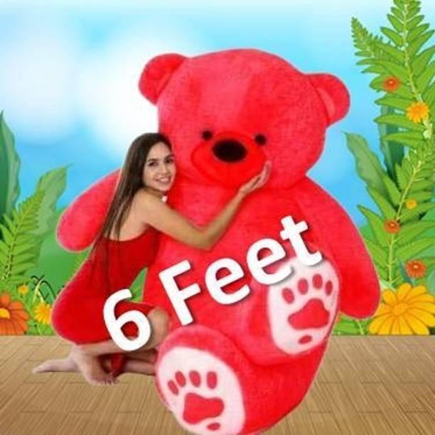 Krishna Creation Giant Teddy Bear Big 6 FEET Stuffed Animal Stuffed Bear Baby Shower Life Size  - 152 cm
