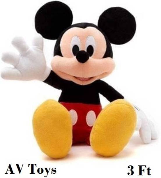 AV Toys 3ft Cartoon Mickey Mouse Teddy Bear Soft Toy for Kids  - 91 cm