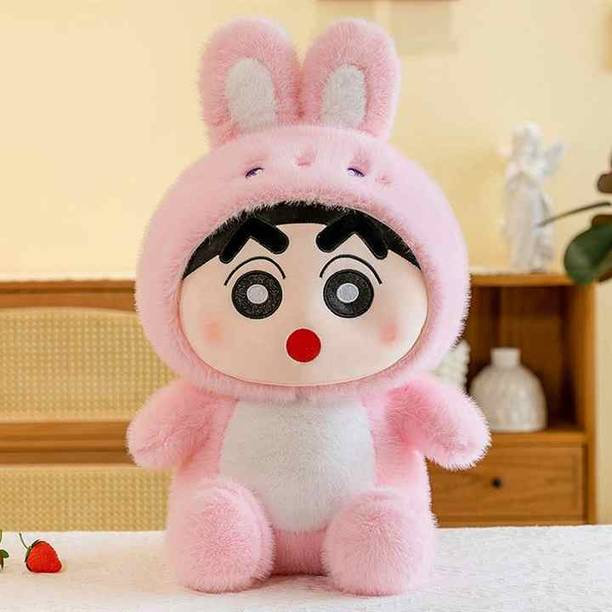 tinytotem Bunny Shinchan Soft Toy Teddy Bear for Kids Huggable Plush Stuffed Rabbit Animal  - 35 cm
