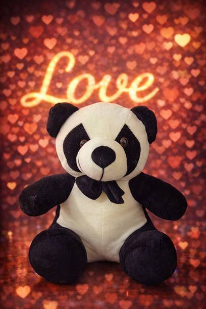 zestify commerce Soft Panda Teddy - High Quality Fiber-Filled Plush Toy  - 35 cm