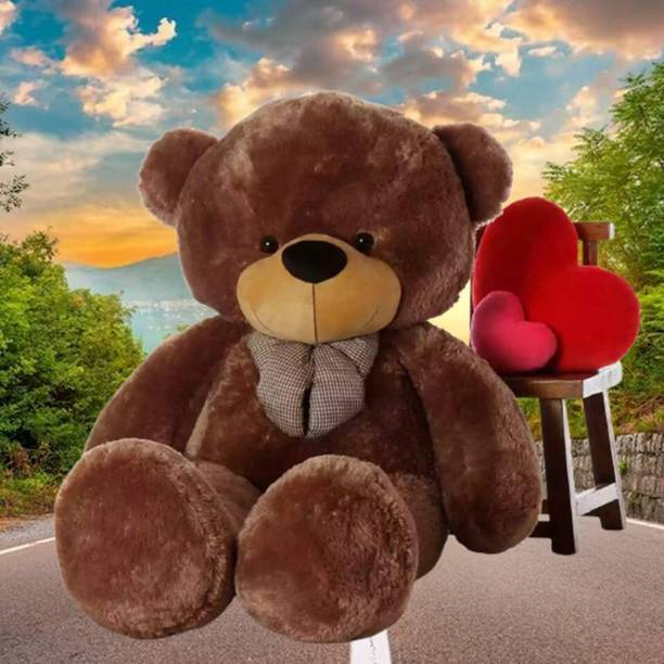 JINGA BELA 5 FEET COFFEE Teddy Bear Cute Loveable Gifts For Kids And Girls  - 60 inch