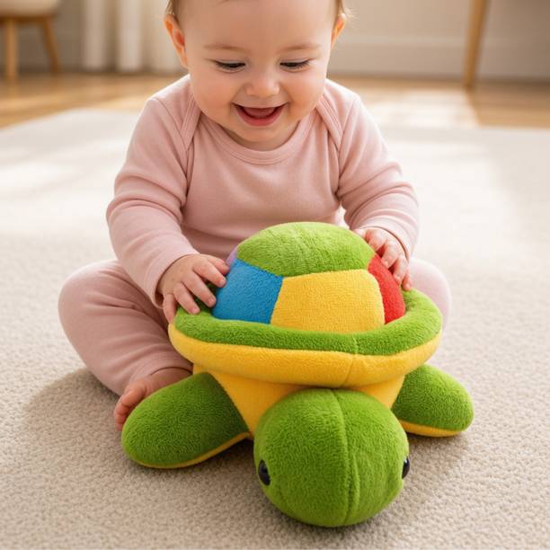jr jack & rose Turtle Soft Plush Toy for Kids  - 30 cm