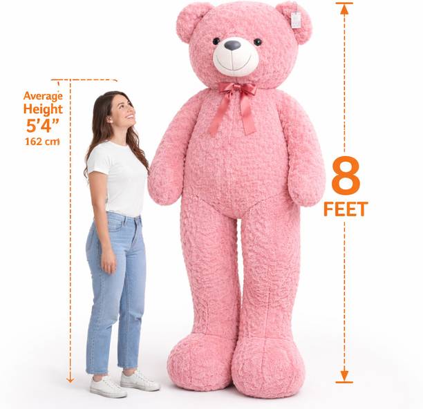 Teddyera Giant Teddy Bear Soft Plush Toy, Ultra Large & Fluffy Best Biggest Birthday Gift  - 96 inch