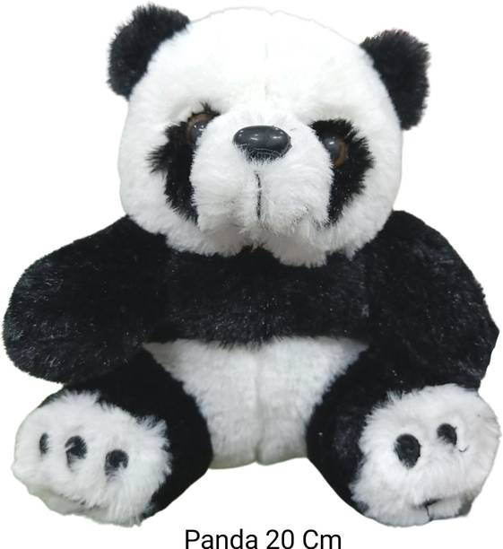 stuff tree Adorable Black and White Panda Plush Toy  - 20 cm