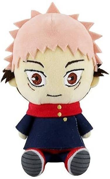 funfob Jujutsu Kaisen Plushies Jujutsu Plush Yuji Itadori Soft Toy Height -20CM (Yuji) - 19 cm
