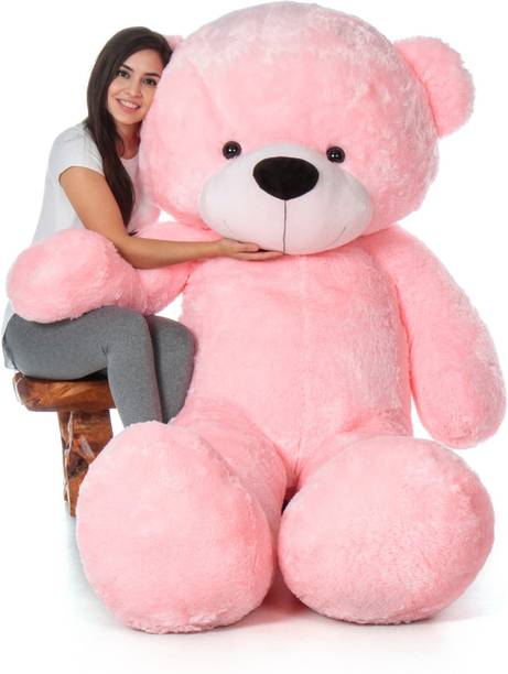 RSS SOFT TOYS 3 feet pink teddy bear most beautiful ted...