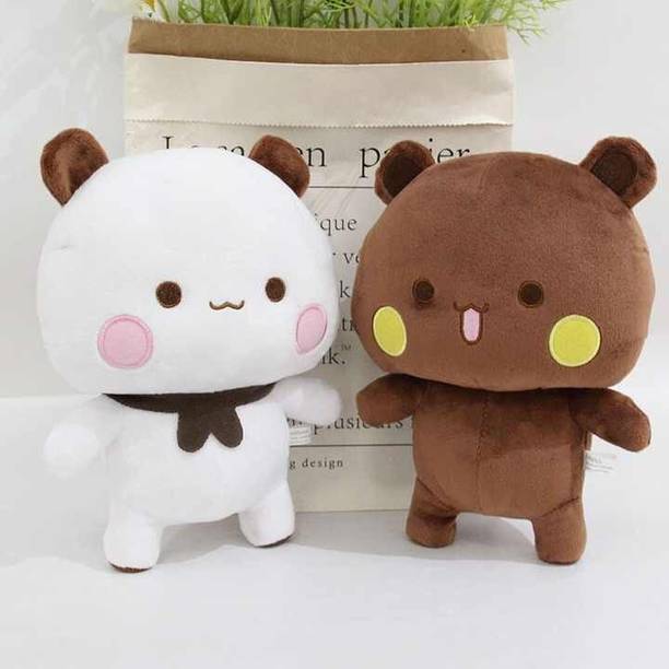 tinytotem Bubu Dudu Soft Toys for Kids Huggable Large Bear Panda Peach Goma Plush  - 45 cm