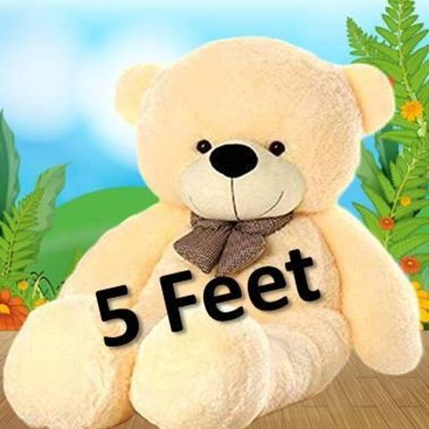 Krishna Creation 5 Feet Red Large Jumbo Teddy Bear Soft Toys  - 150 cm