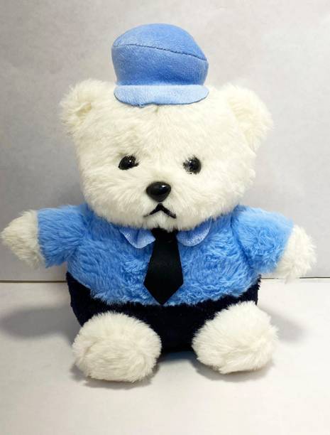 Snowflake Creation Cute Police Officer Teddy Bear  - 24 cm
