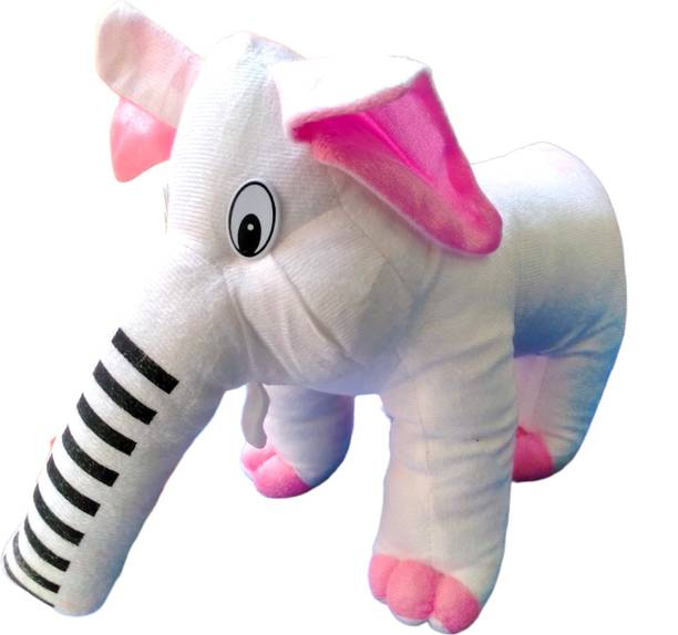 Caught Trendy Cute Elephant Stuffed Animal Character, Adventure Elephant Stuffed Toy For Kids.  - 10 inch