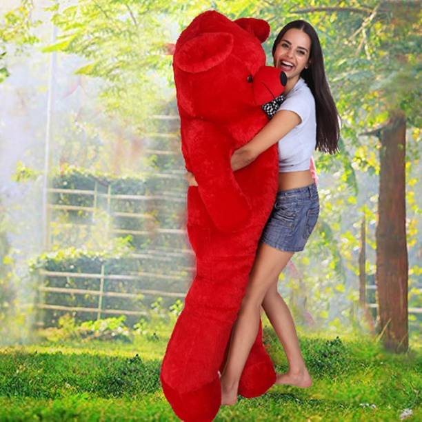 AV Toys 5 Feet teddy bear soft and cute Huggable doll for New baby girl, Kids, Birthday gift Can be used as Home, valentine day and Decoration - 60 inch