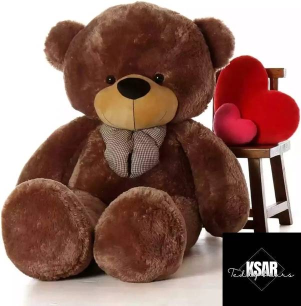 Ksar 5 Feet Long Soft Lovable/Huggable Cute Teddy Bear for Birthday Valentine gift  - 180 cm