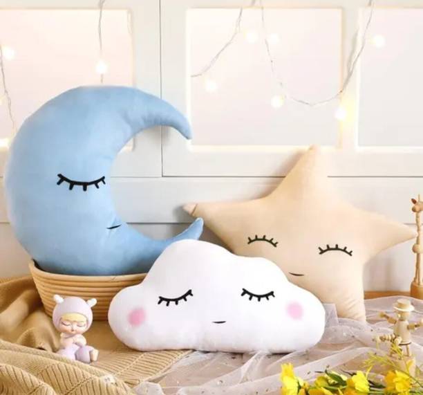Champshade Moon Star & cloud Baby Pillow Kids Cushion Soft Toy  - 10 mm