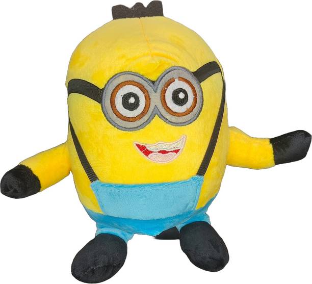 PLUSHJOY Minions Cute Stuffed Plush Small Soft Toy and Huggable Gift for Kids Birthdays  - 32 cm