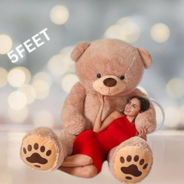 MOSU 5 Feet Giant Teddy Bear – Big, Fluffy, and Ready for Hugs!  - 152 cm