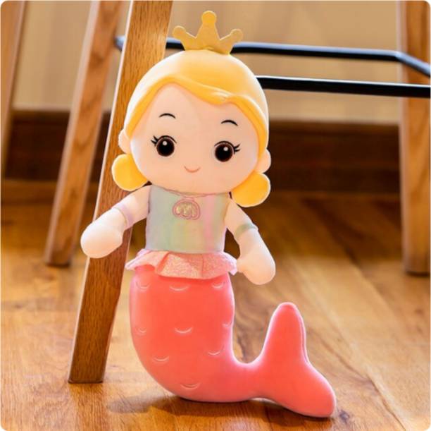 Teddify Mermaid soft doll princess snuggle toy for girl home decoration  - 30 cm