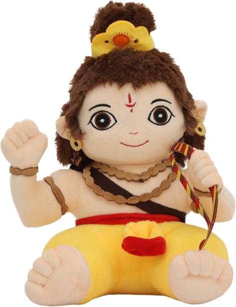 Panda's Box Mantra Chanting Musical Baby Rama Plush Toy; Toddler Toy; Unique Gift - 20 cm  - 28 cm