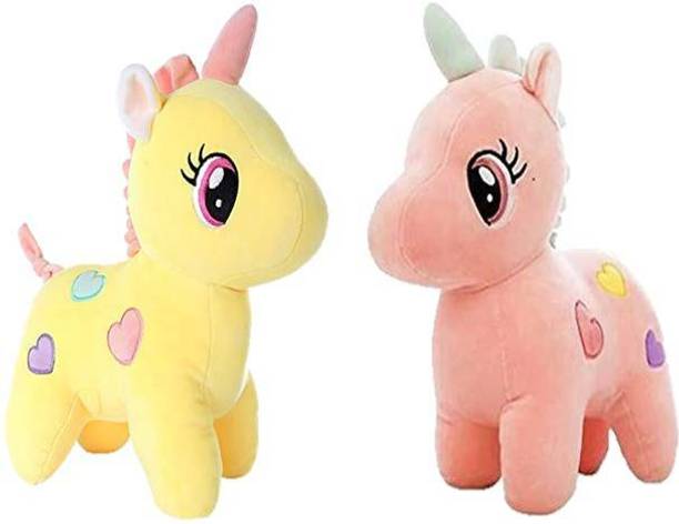 eston Extra Soft Complete Pack Of 2 Baby Unicorns Teddy Bear For Kids/Gift  - 26 cm