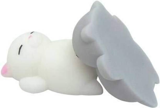 ANABGI ANAB GI Kawaii Slow Rising Squishy Squeeze Mini Cat Toy -Set of 2 Pcs  - 6 cm
