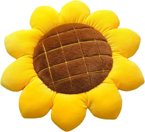 AVS 1 Peace 3D Sunflower 10 Petal Decorative Plush Sunflower Shape - 45 cm