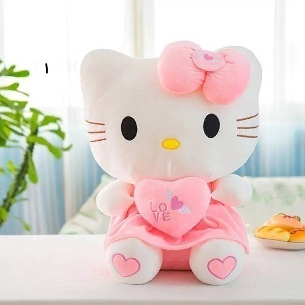 AVS Stuffed and Spongy Kitty Soft toy  - 20 cm