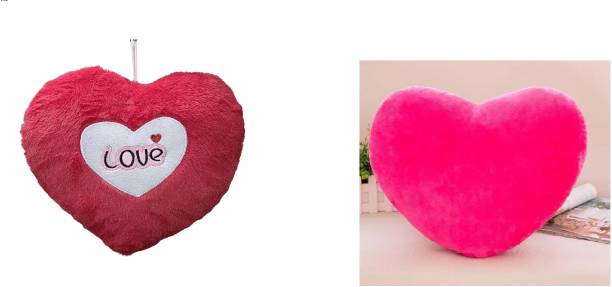 AVSHUB Super Soft Special Heart Shape Combo Pillow for Valentine  - 35 cm
