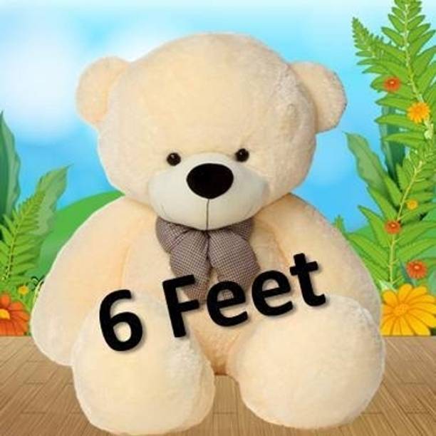 Krishna Creation Giant Life-Size 6 Foot Cream teddy Bear: Soft Plush Toy For Children,  - 72 inch