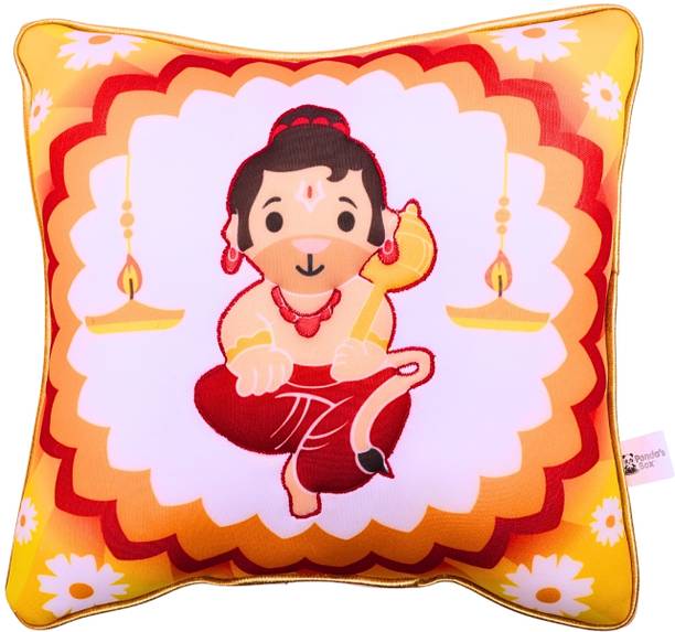 Panda's Box Hanuman Mantra Chanting Plush Pillow (25 cms) - 11 cm