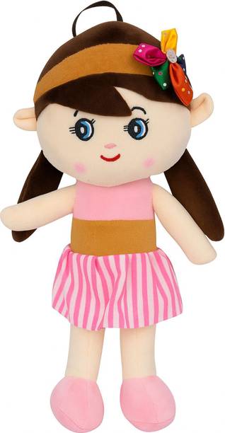 Rooboo Dress Doll Soft Toy 35cm – Cute Plush Doll for K...4.1(82)₹162₹50067% offBuy 2 items, save extra 3%