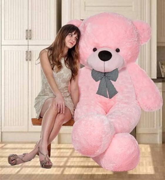 VS TOYS 3 feet pink teddy bear - 90cm (Pink)  - 89 cm