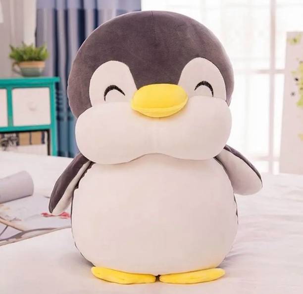 HOUSE OF COMMON Sleeping Penguin, Plush Toy for Kids, Stuffed, Gift, Soft toys For Girls  - 32 cm