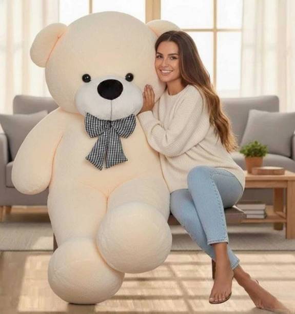 Polyhug 3 feet cream imported teddy bear Super Quality ...