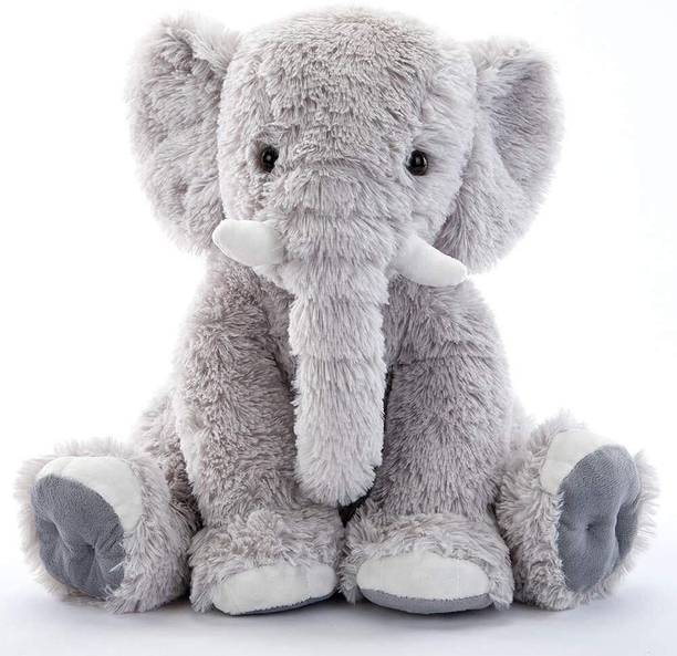 Frantic 25CM Lucky Elephant Soft Toy for Kids Playing Toy,(LuckyGreyElephant_2024)  - 25 cm