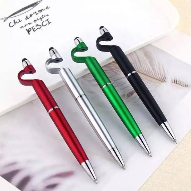 Sloies Screen Stylus Pen for All Mobile Ballpoint Function Stylus Pen with Mobile Stand Digital Pen