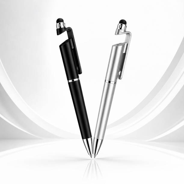 ORIONIS 3 in 1 Stylus Pen with Mobile Stand & Ball Pen |Universal Stylus Pen| 3 in 1 Pen Stylus