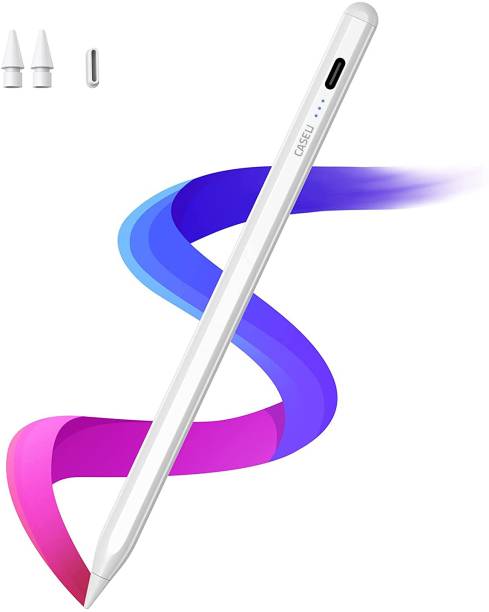 Case U Upgraded Stylus Pencil, Stylus Pen Tilt Sensor with Palm Rejection, Precise Drawing/Writing for iPad (2018-2020) iPad 6/7 /8 Gen; iPad Pro(11/12.9"), iPad Mini 5, iPad Air 3rd Gen (Off-White) Stylus