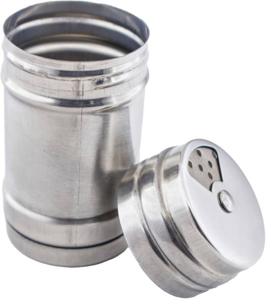 BSD Stainless Steel Salt and Pepper Sprinkler With 4 Different Modes c44 (Set of 2) Sugar Sprinkler Shaker 100 gm