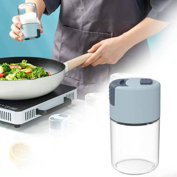 KUNYA Salt and Pepper Shakers, Precise Quantitative Each Press Ration Spice Dispenser Sugar Sprinkler Shaker 500 gm
