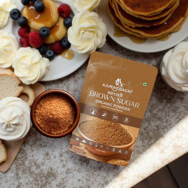 AJURWEDAEAT Brown Sugar – Pure And Natural & Organic | Chemical-Free Sweetener | S-279 Sugar