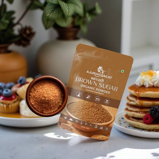 AJURWEDAEAT Brown Sugar – Pure And Natural & Organic | Chemical-Free Sweetener | S-263 Sugar
