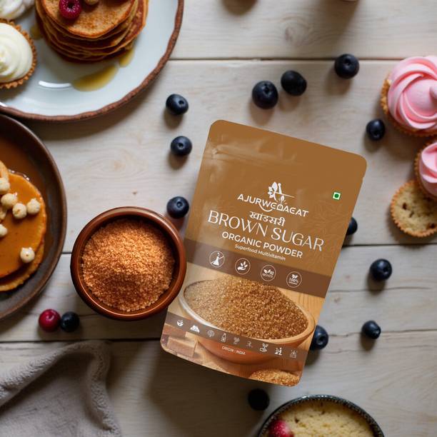 AJURWEDAEAT Brown Sugar – Natural & Organic | Chemical-Free Sweetener | S - 217 Sugar