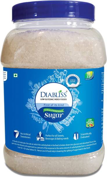 DiaBliss Herbal Low GI Cane Sugar Chemical Free Tested for Diabetes Sweetener