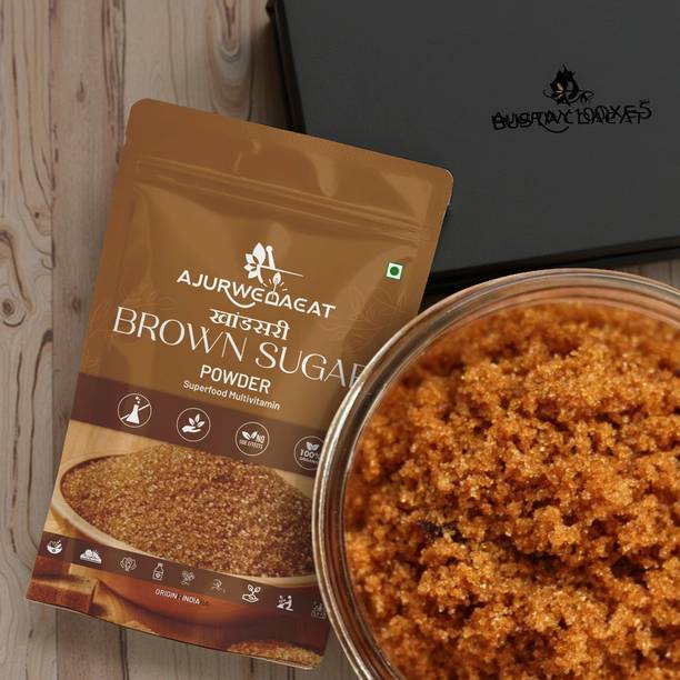 AJURWEDAEAT Brown Sugar | Sugar | 100% Pure And Organic Natural And Plant Base | S-102 Sugar