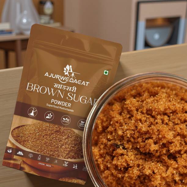 AJURWEDAEAT Brown Sugar | Sugar | 100% Pure And Organic Natural And Plant Base | S-106 Sugar