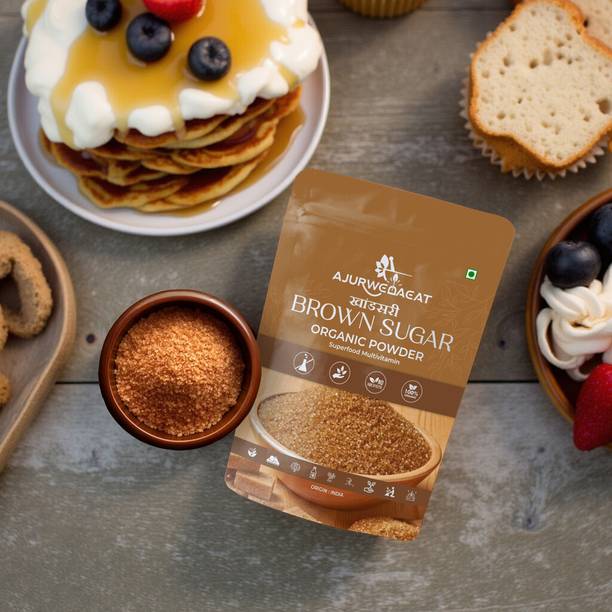 AJURWEDAEAT Pure Organic Brown Sugar | Unrefined, No Chemicals | Healthy Sweetener – S-005 Sugar