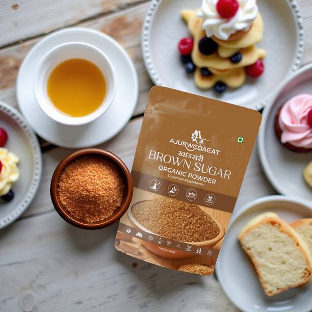 AJURWEDAEAT Brown Sugar – Pure And Natural & Organic | Chemical-Free Sweetener | S-260 Sugar