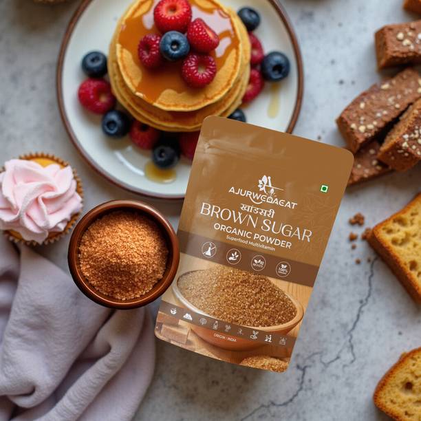 AJURWEDAEAT Brown Sugar – Pure And Natural & Organic | Chemical-Free Sweetener | BS - 54 Sugar